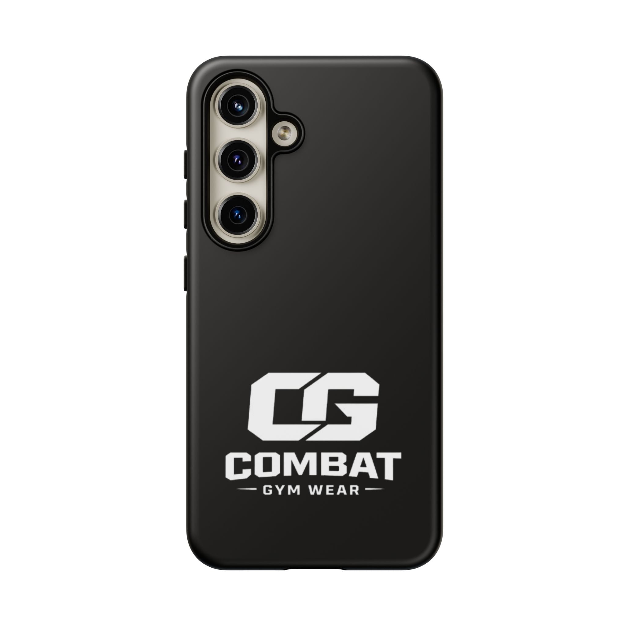 Combat Gym Wear Phone Case — Tough Protective Black Case with CG Logo