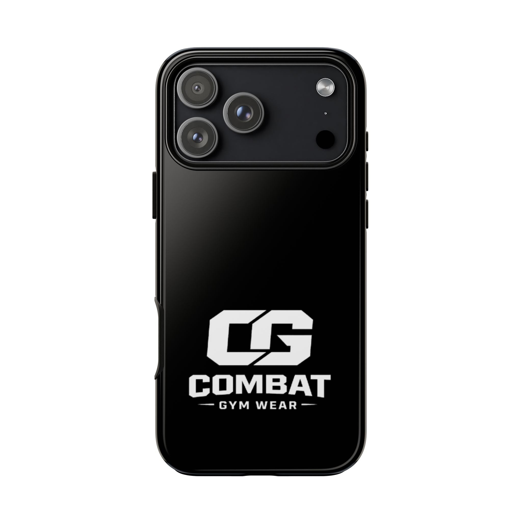Combat Gym Wear Phone Case — Tough Protective Black Case with CG Logo