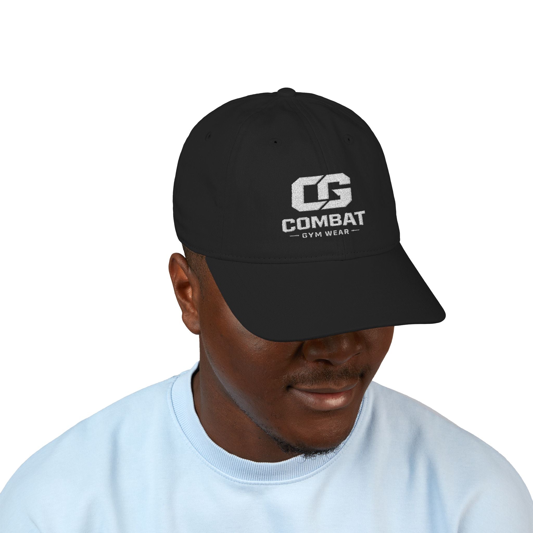 Combat Gymwear Embroidered Organic Baseball Cap