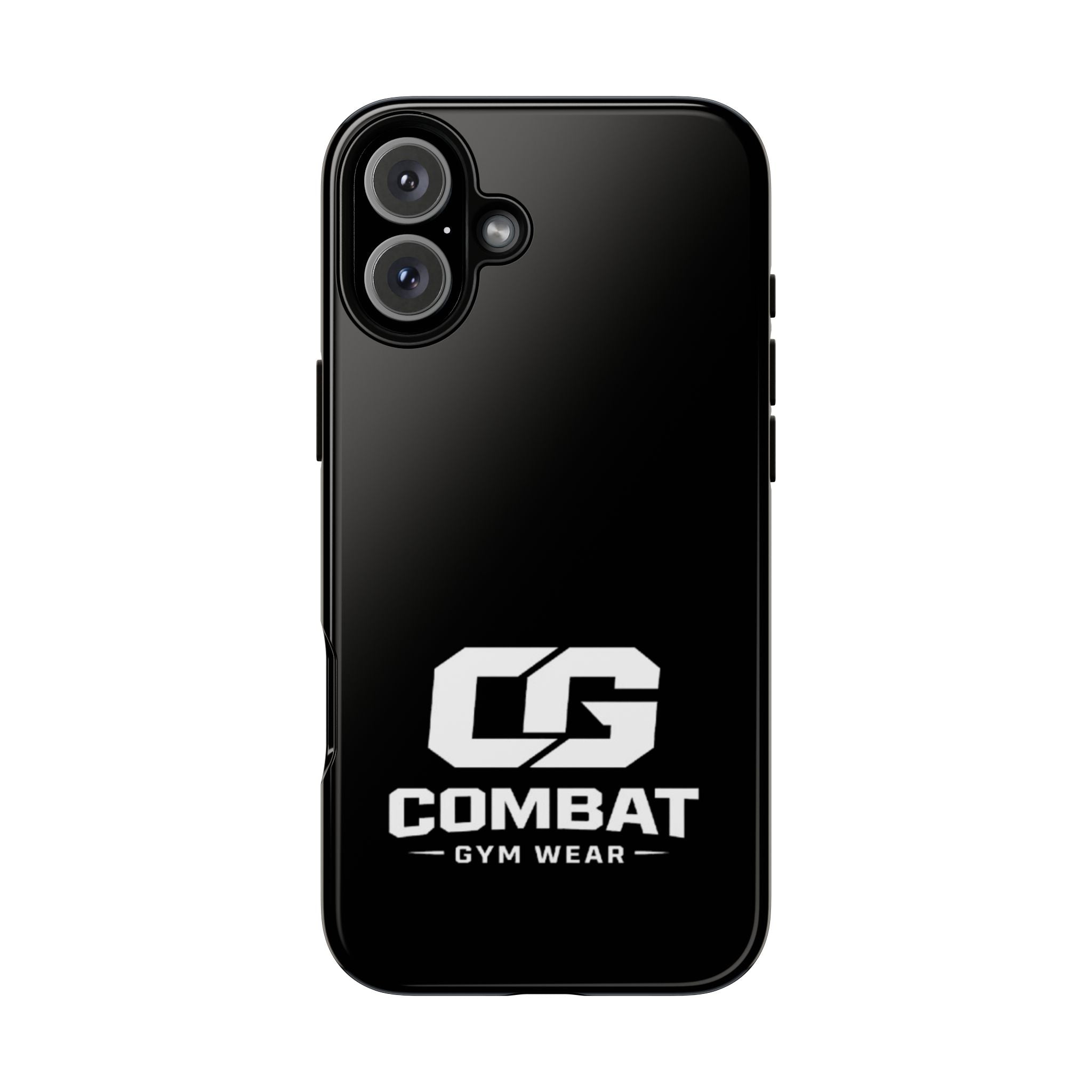 Combat Gym Wear Phone Case — Tough Protective Black Case with CG Logo