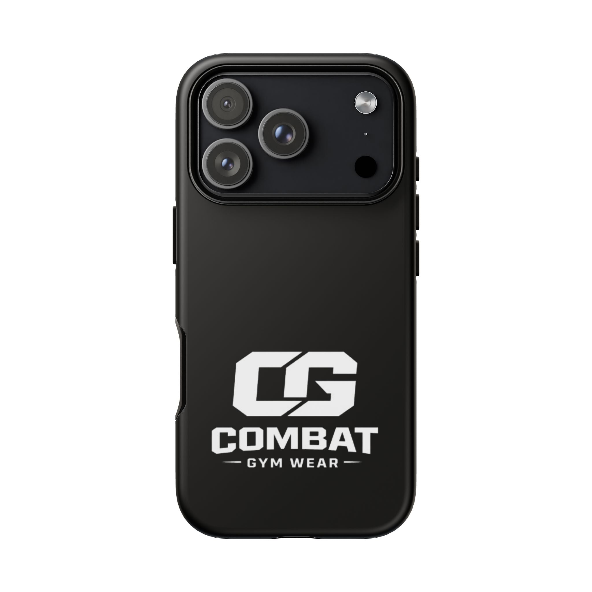 Combat Gym Wear Phone Case — Tough Protective Black Case with CG Logo