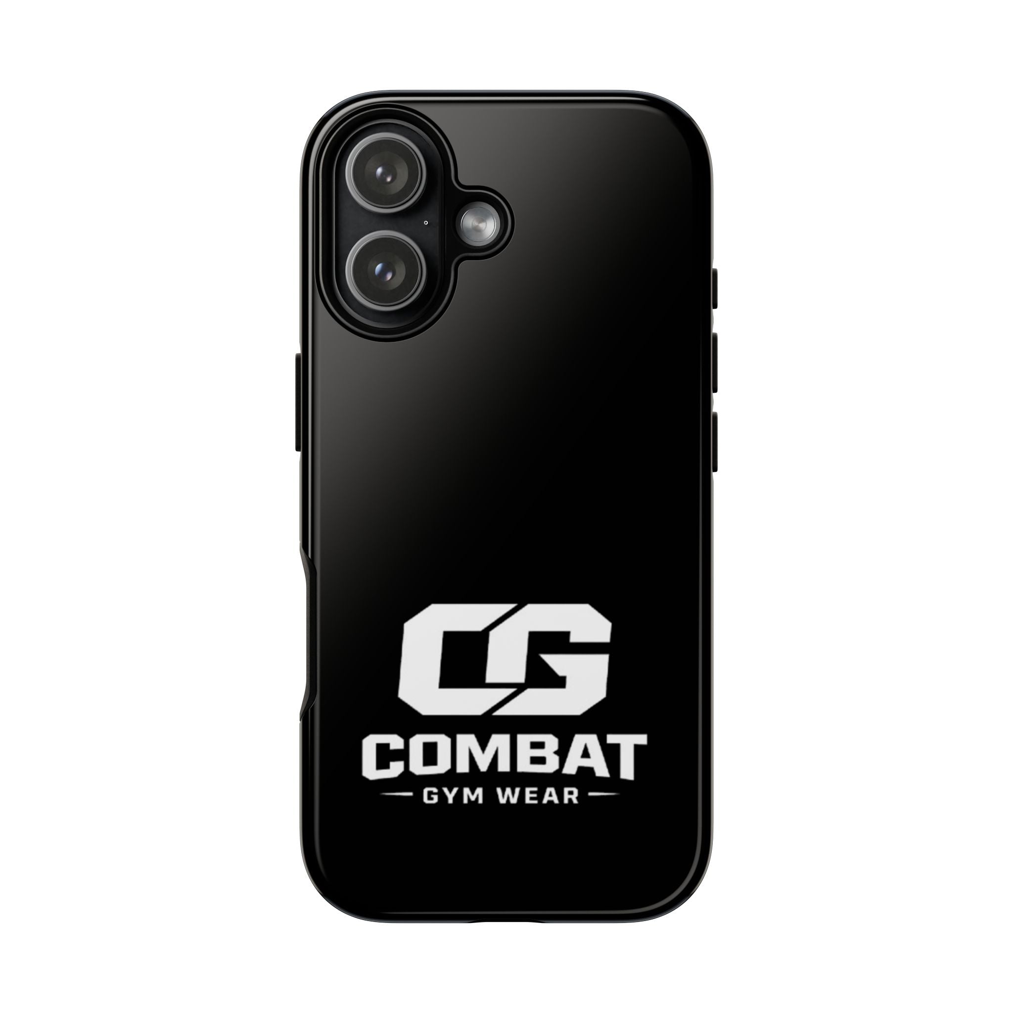 Combat Gym Wear Phone Case — Tough Protective Black Case with CG Logo