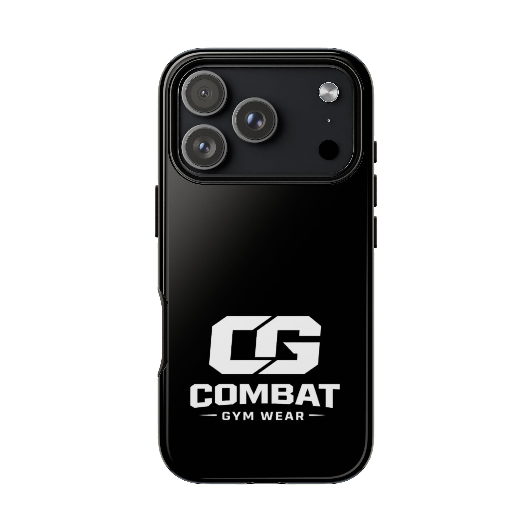 Combat Gym Wear Phone Case — Tough Protective Black Case with CG Logo