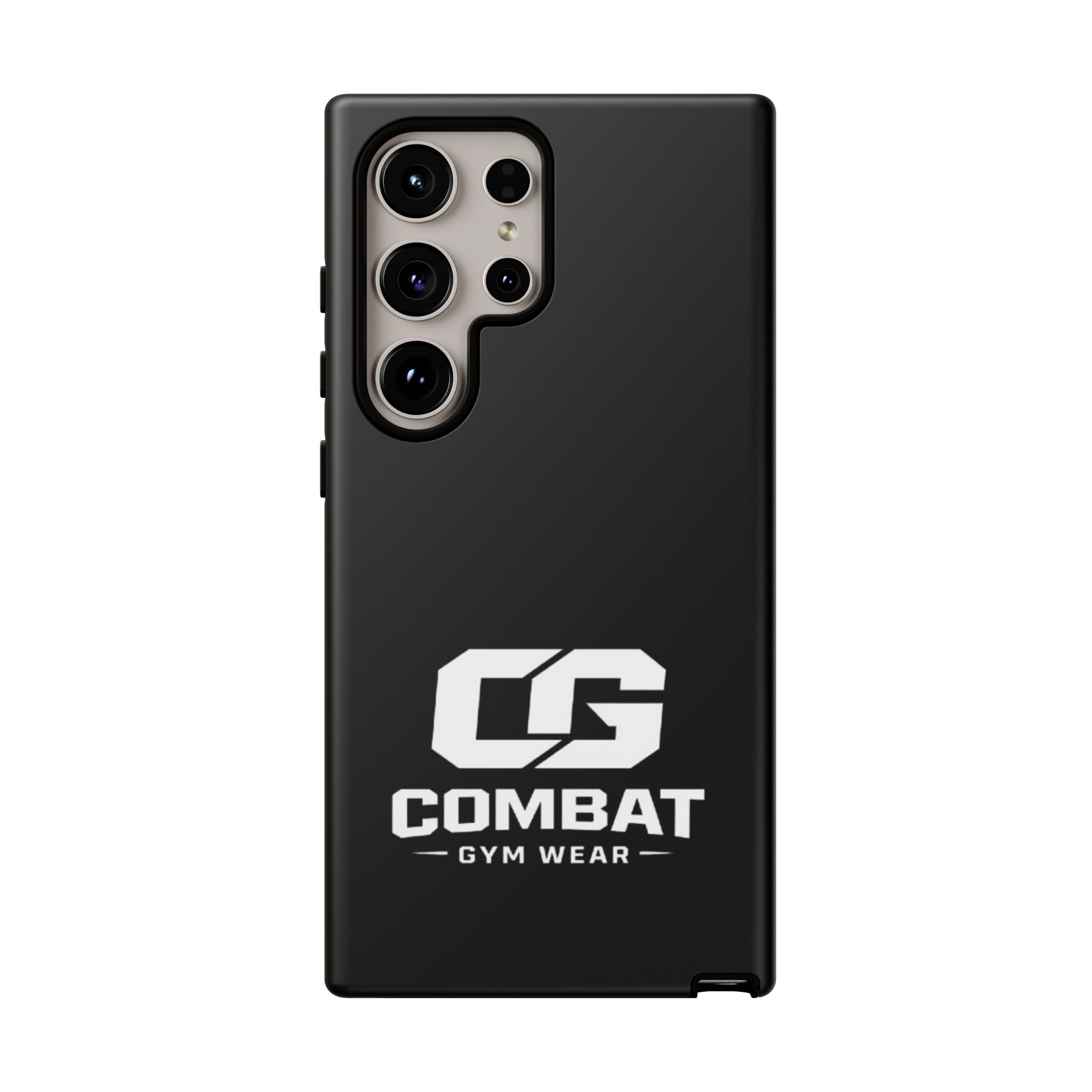 Combat Gym Wear Phone Case — Tough Protective Black Case with CG Logo