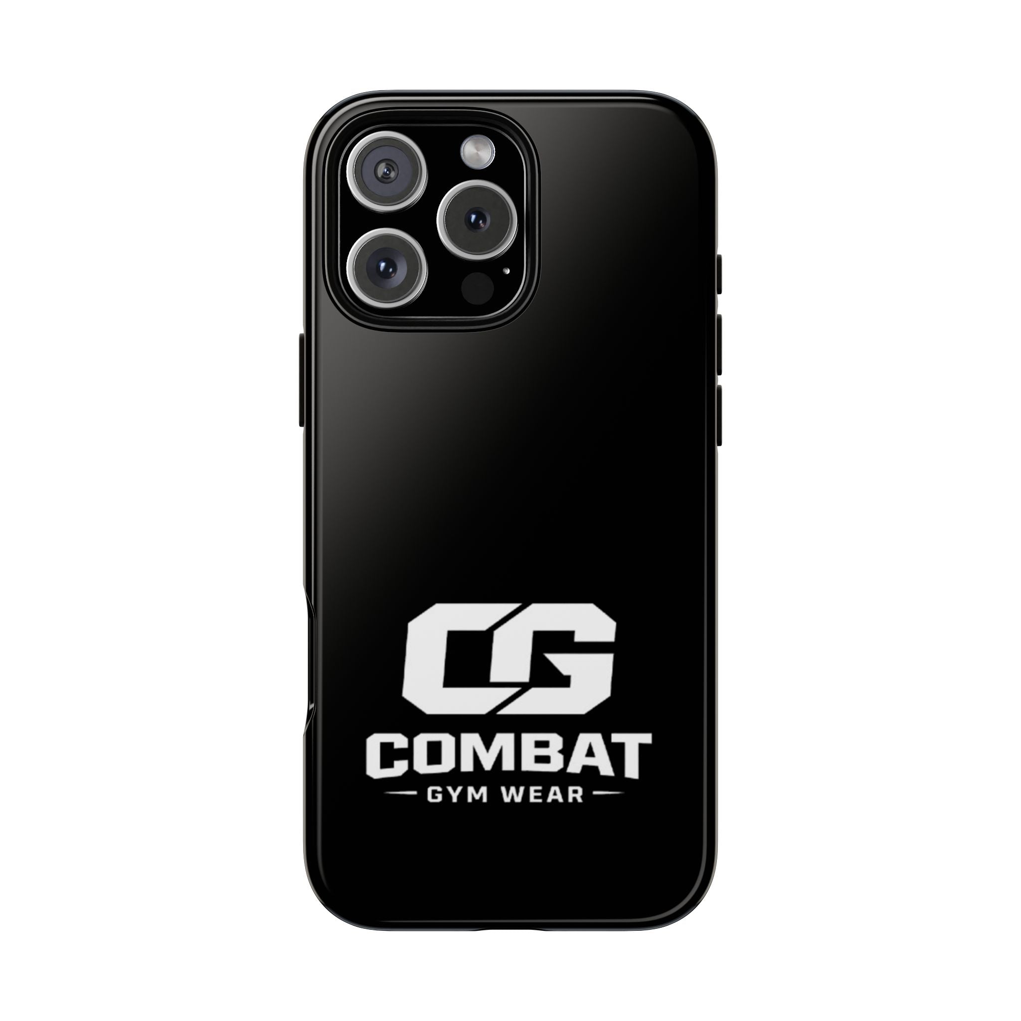 Combat Gym Wear Phone Case — Tough Protective Black Case with CG Logo