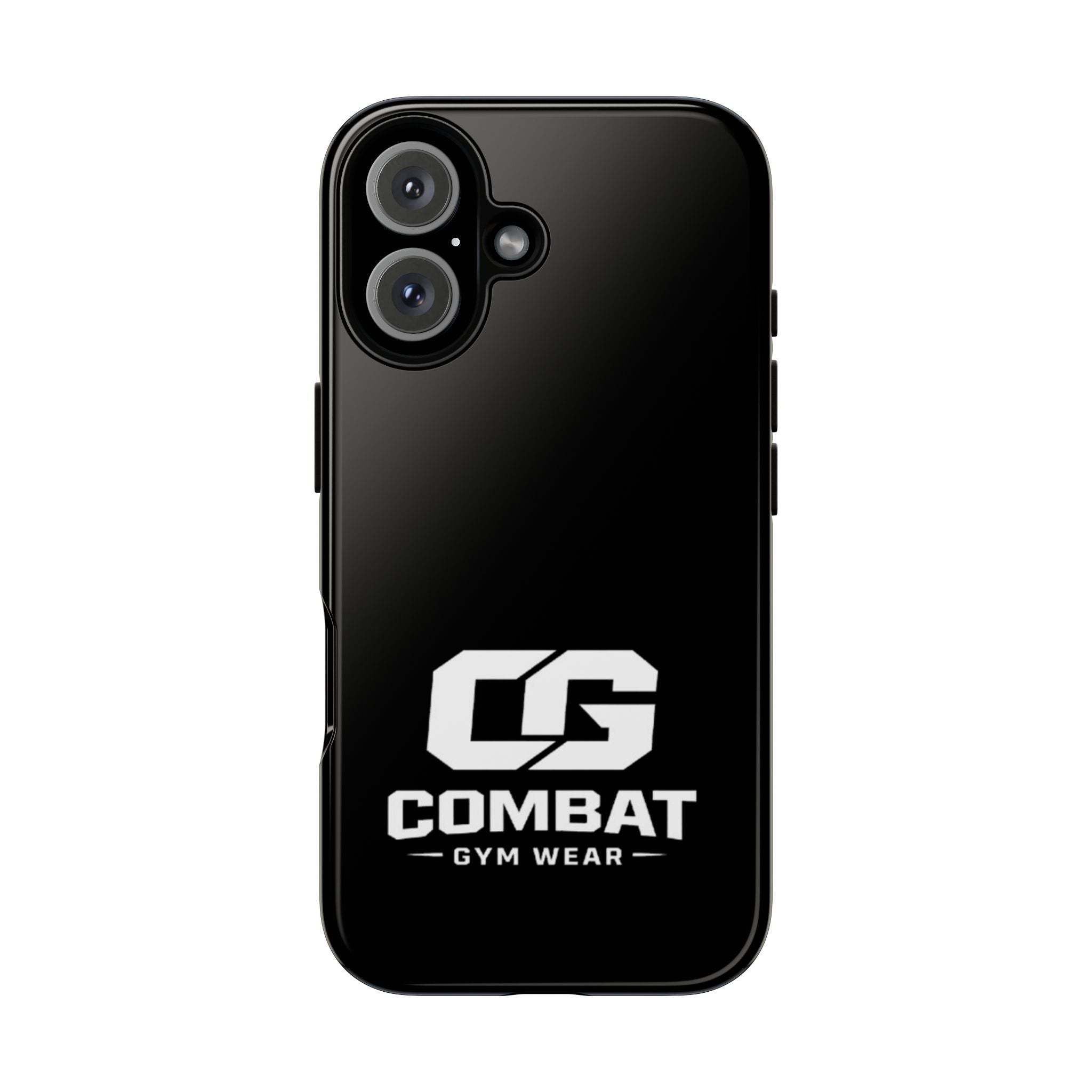 Combat Gym Wear Phone Case — Tough Protective Black Case with CG Logo