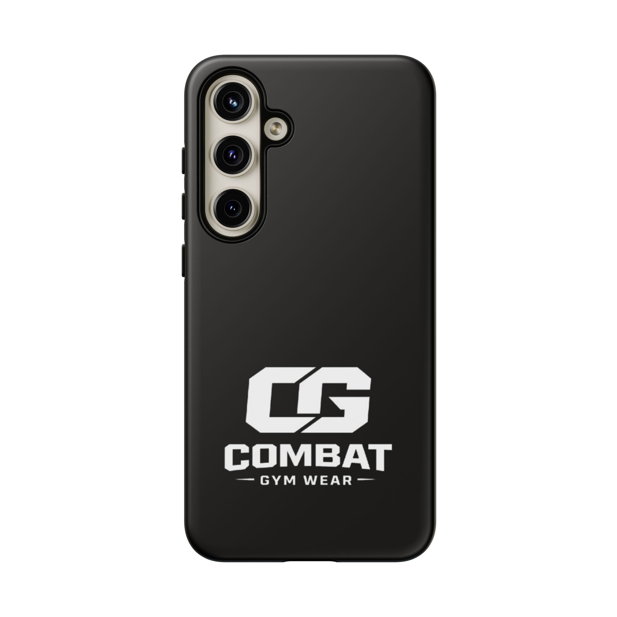 Combat Gym Wear Phone Case — Tough Protective Black Case with CG Logo