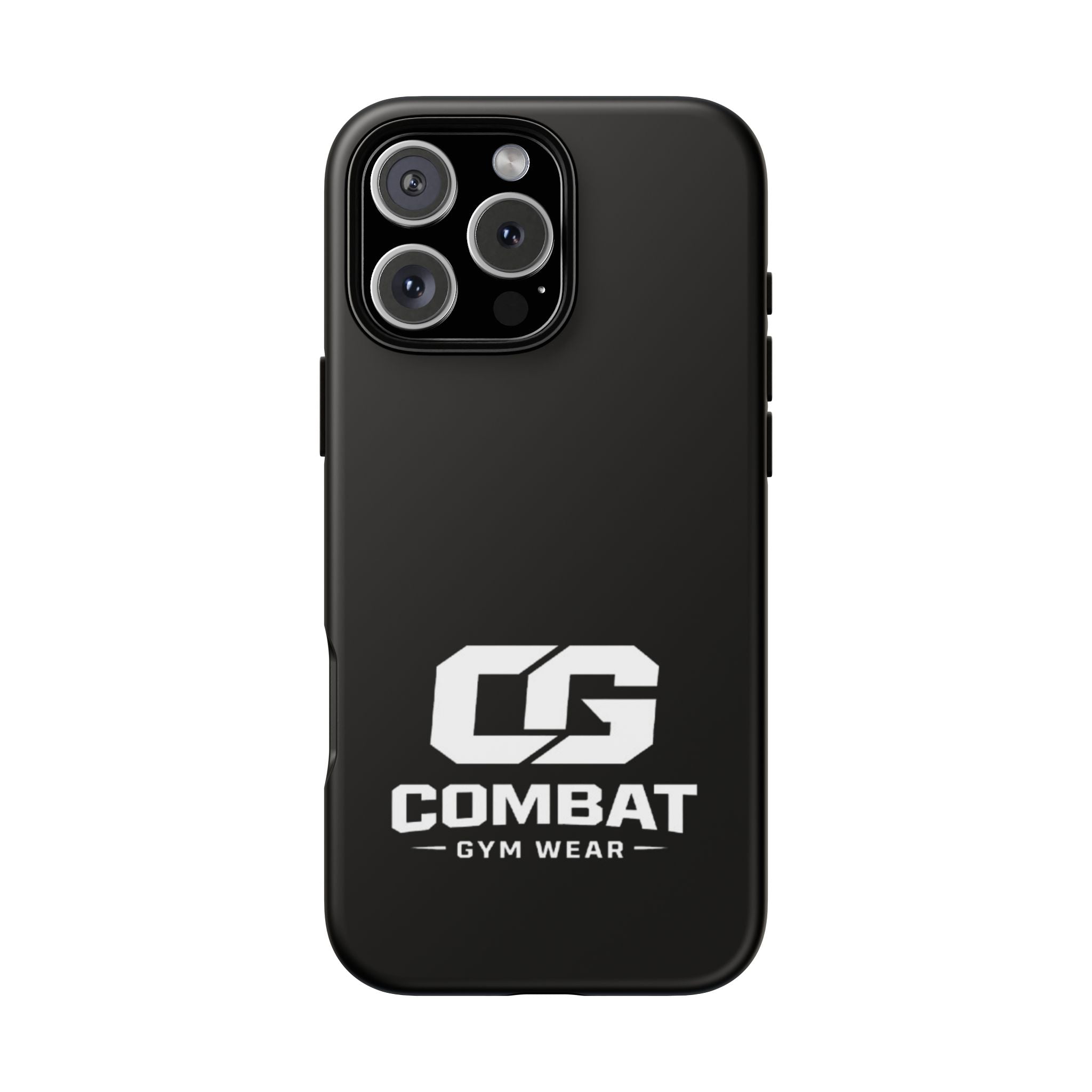 Combat Gym Wear Phone Case — Tough Protective Black Case with CG Logo