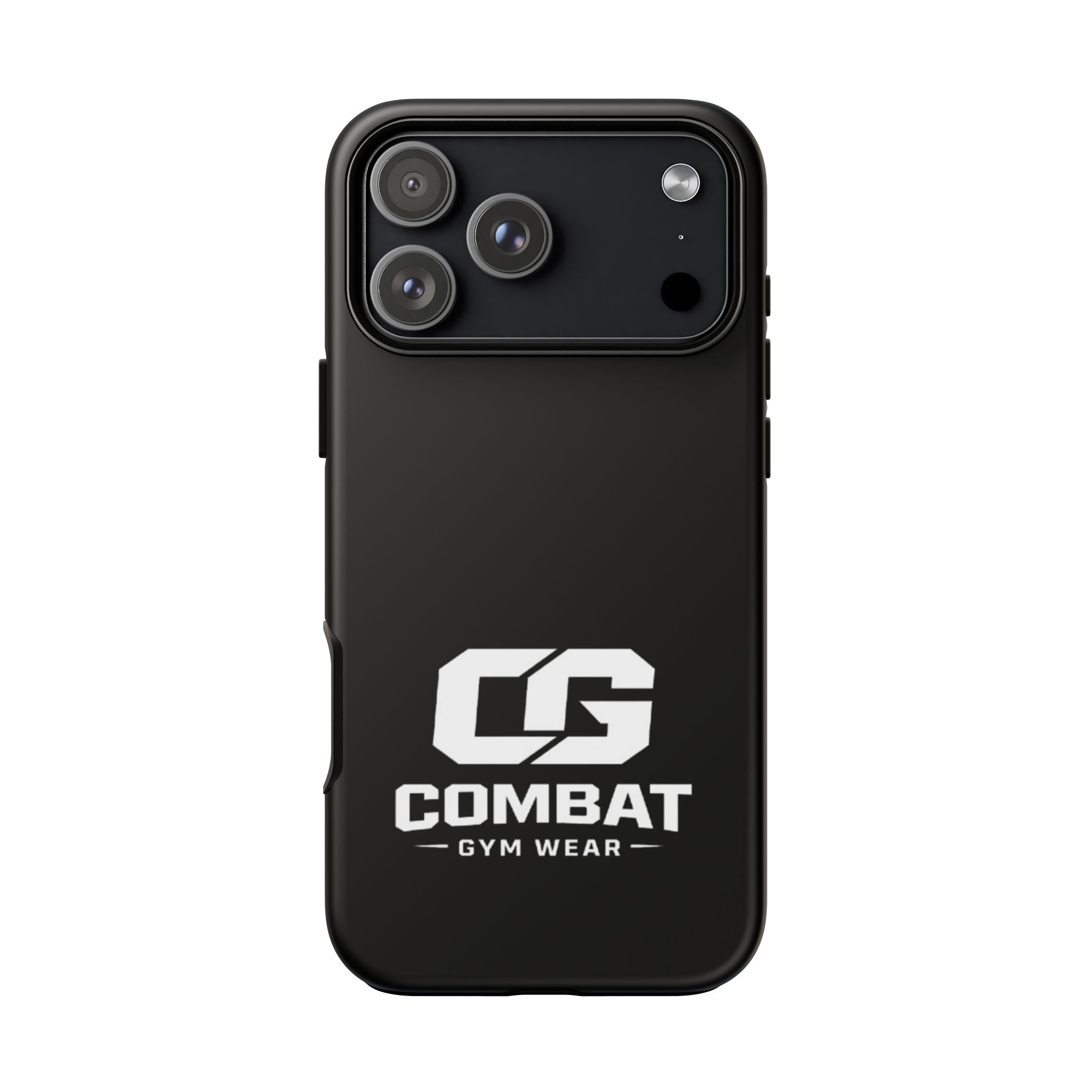 Combat Gym Wear Phone Case — Tough Protective Black Case with CG Logo