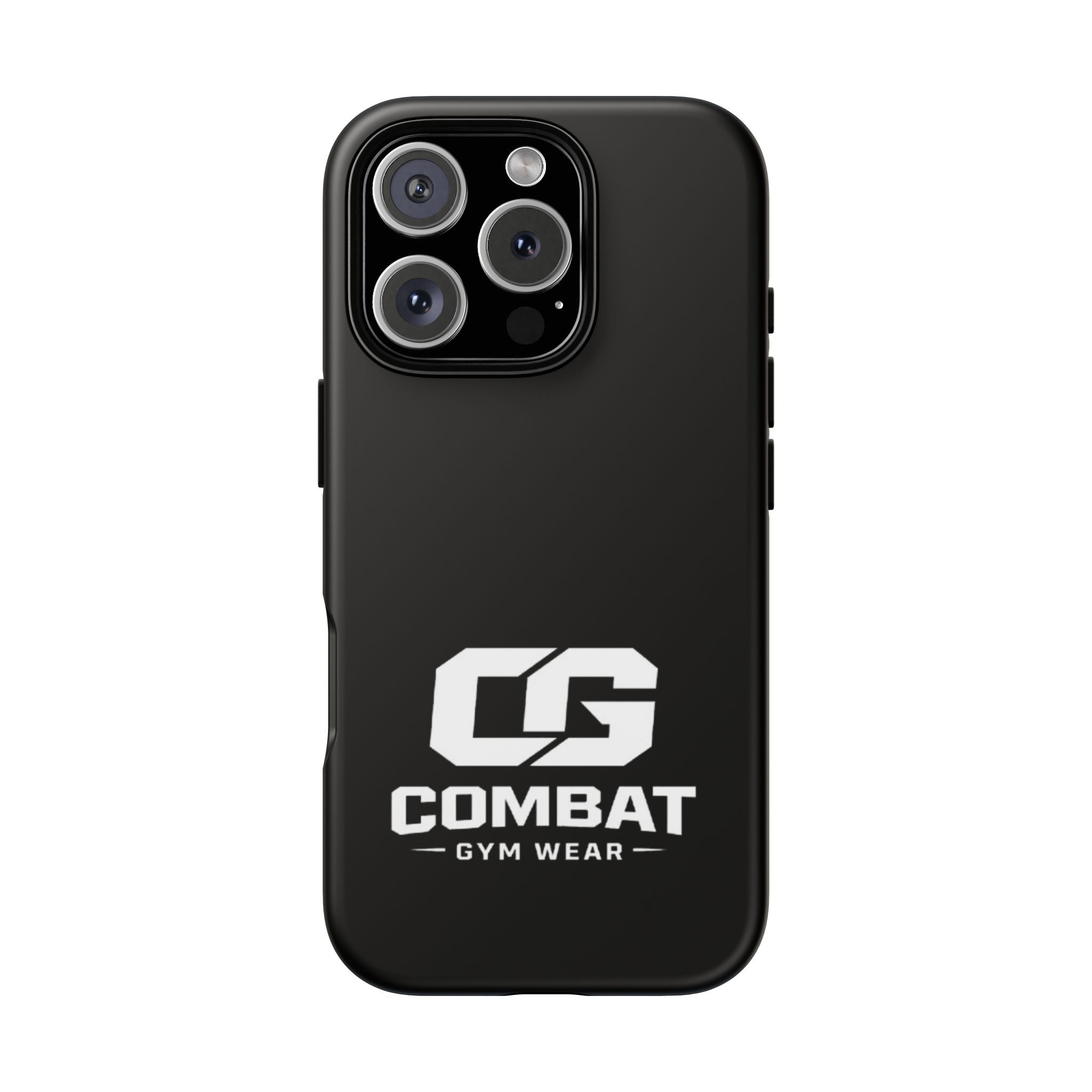 Combat Gym Wear Phone Case — Tough Protective Black Case with CG Logo