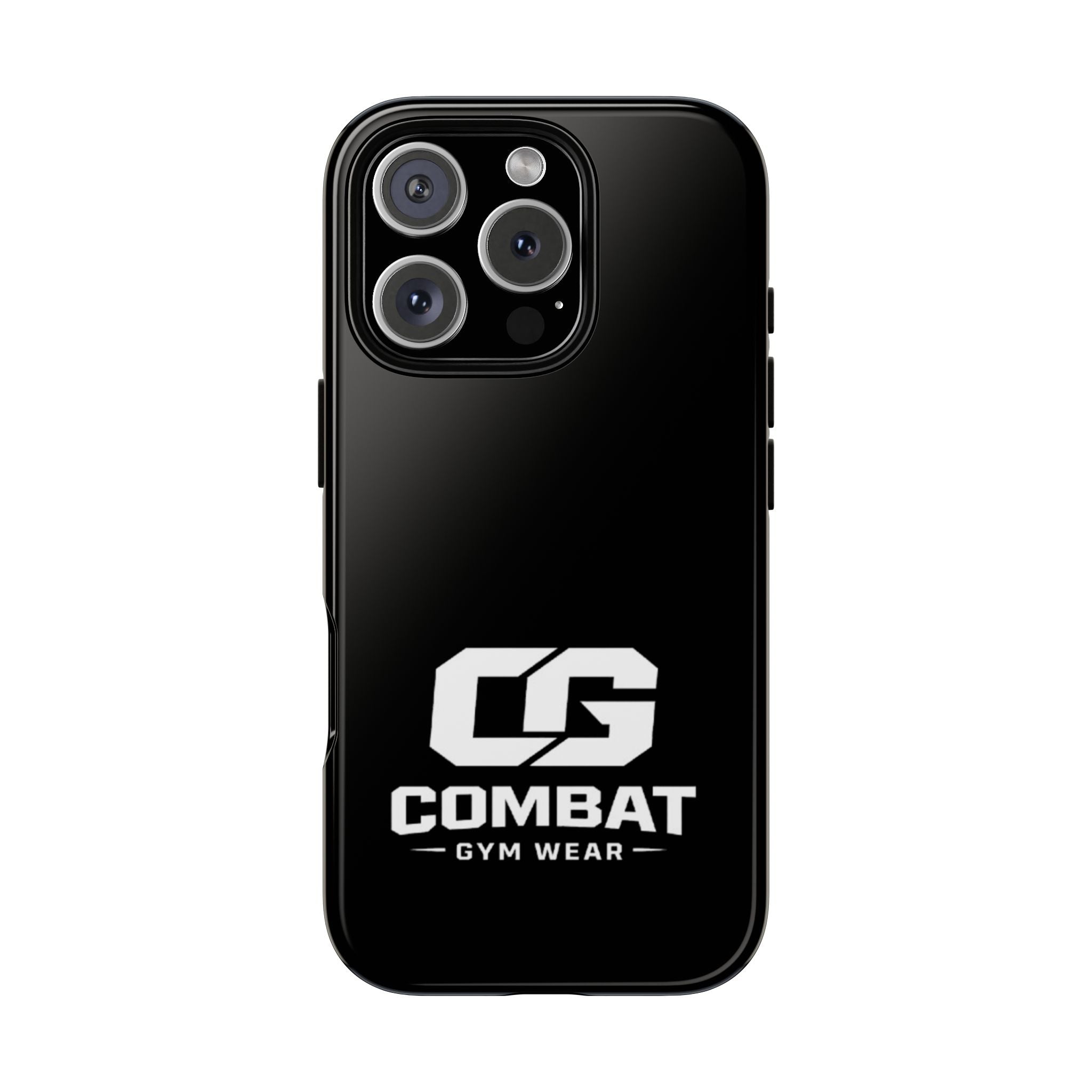 Combat Gym Wear Phone Case — Tough Protective Black Case with CG Logo
